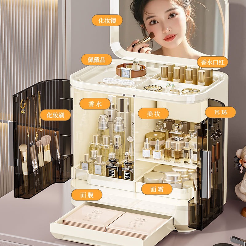 Cosmetics storage box, mirror, – Luxury High End Skincare Bewertung und Preis