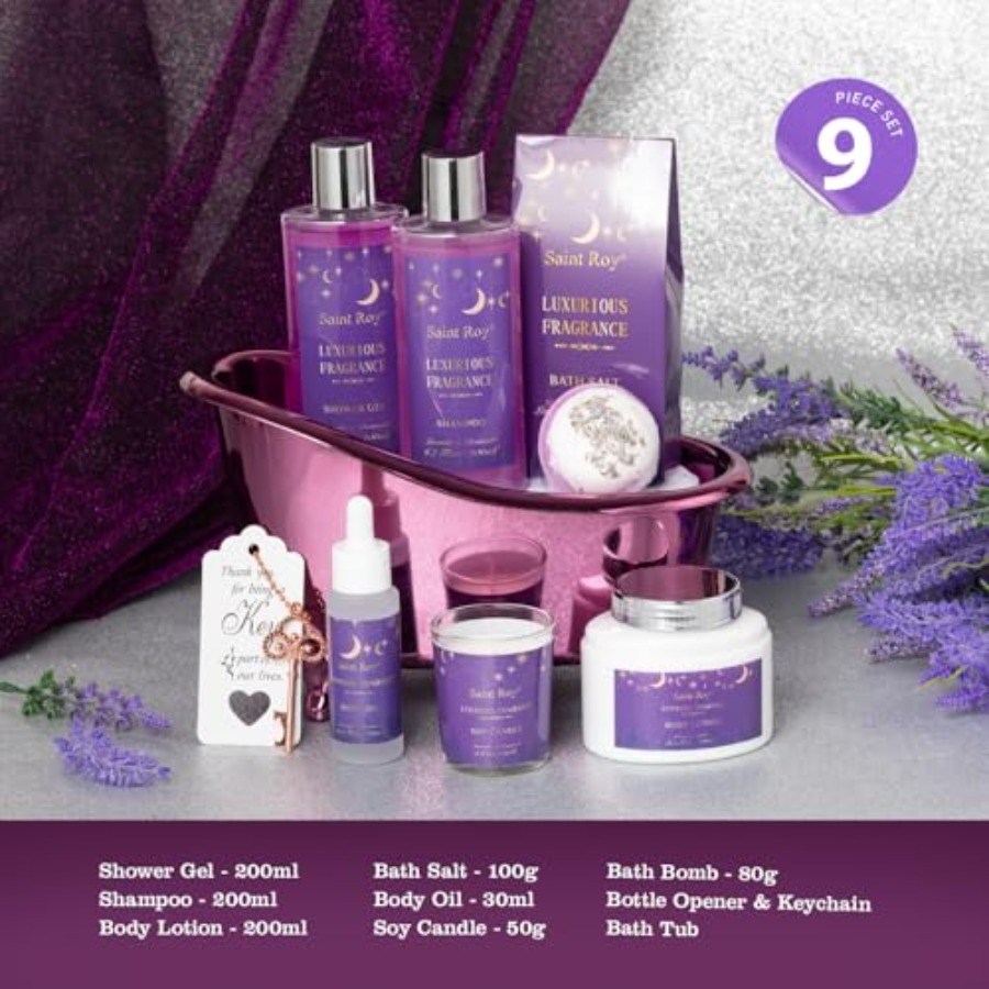 Bath Basket Spa Kit Spa Gifts  – Luxury Skincare Gifts Bewertung und Preis